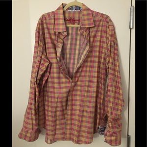 Robert Graham checkered button down. 10/10 condition size XL